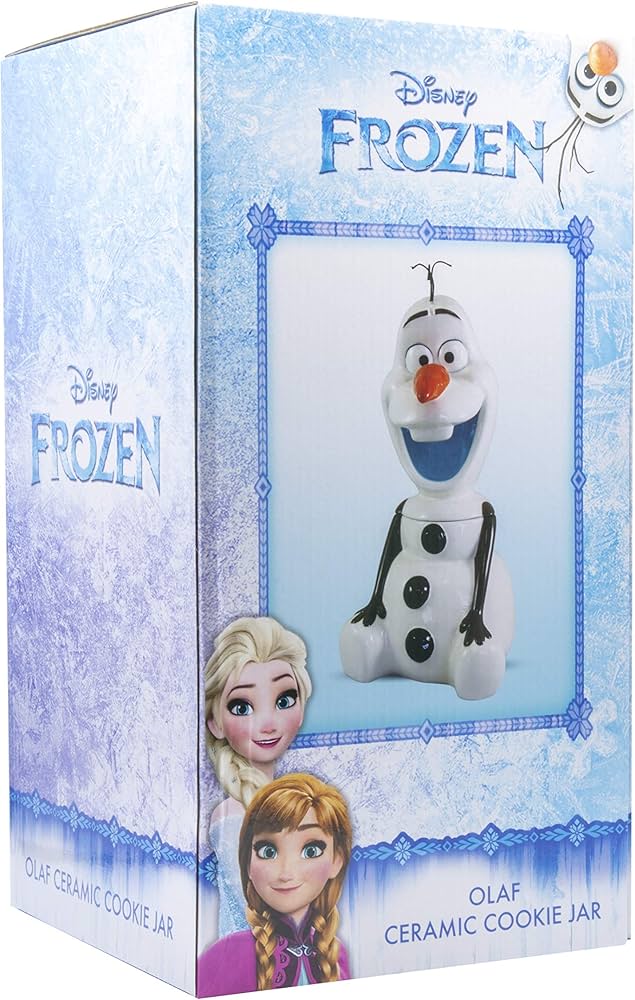 Amazon.com: Vandor Disney Frozen Olaf Sculpted Ceramic Cookie Jar